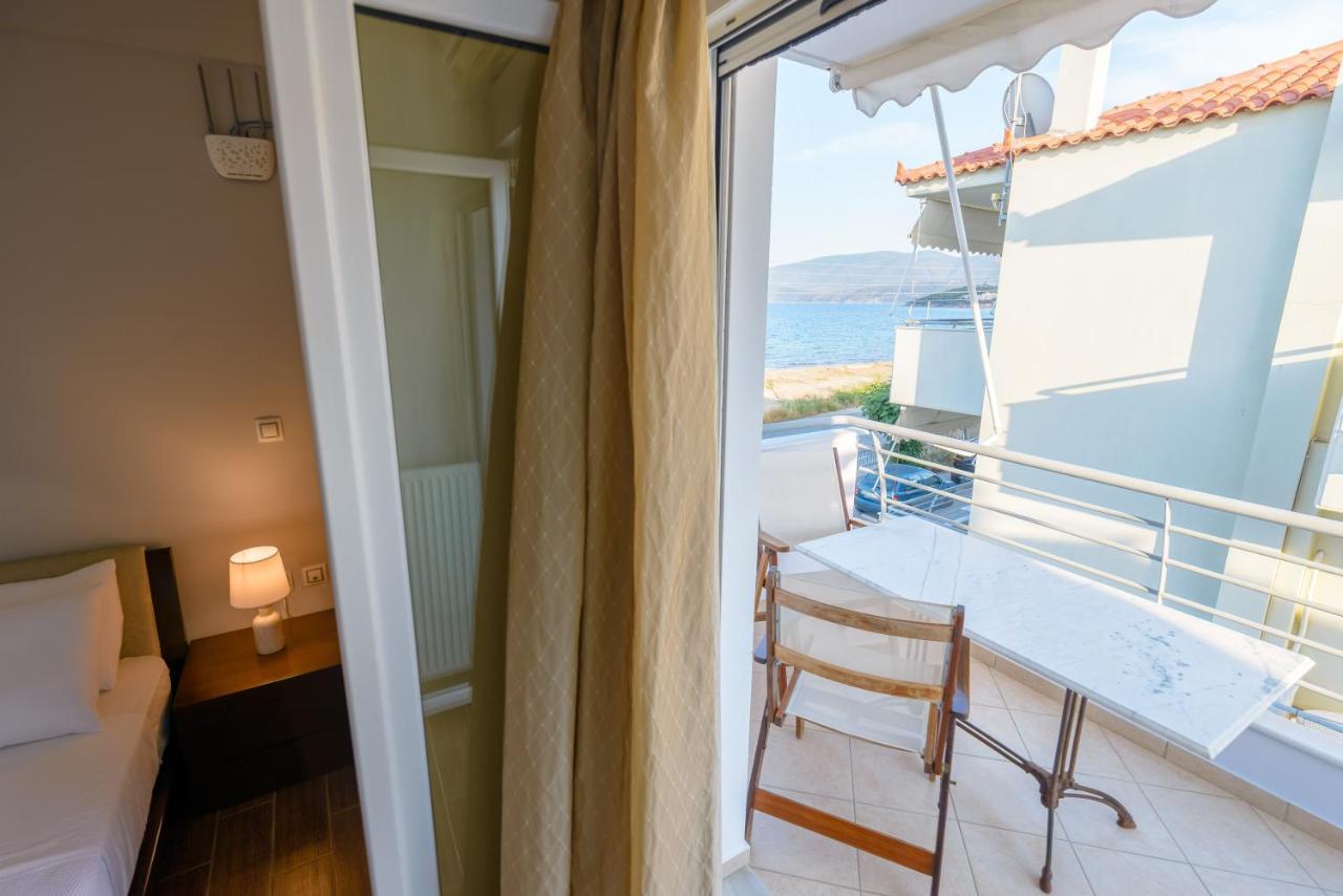 Lemoni Luxury Residence In Front Of The Sea Kechries Exteriör bild