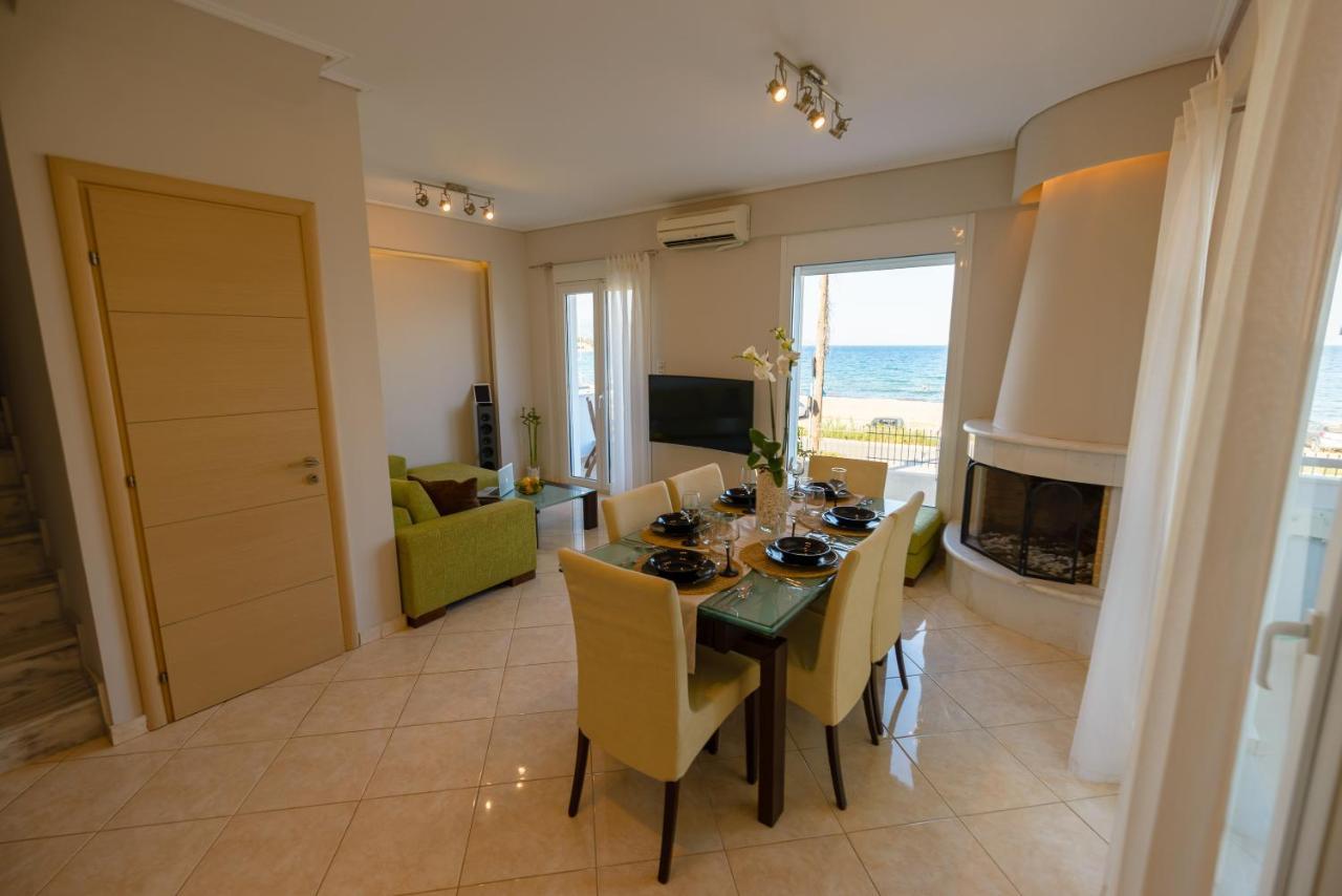 Lemoni Luxury Residence In Front Of The Sea Kechries Exteriör bild