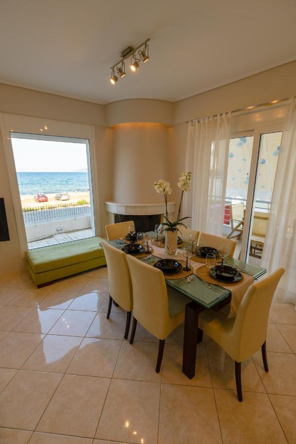 Lemoni Luxury Residence In Front Of The Sea Kechries Exteriör bild
