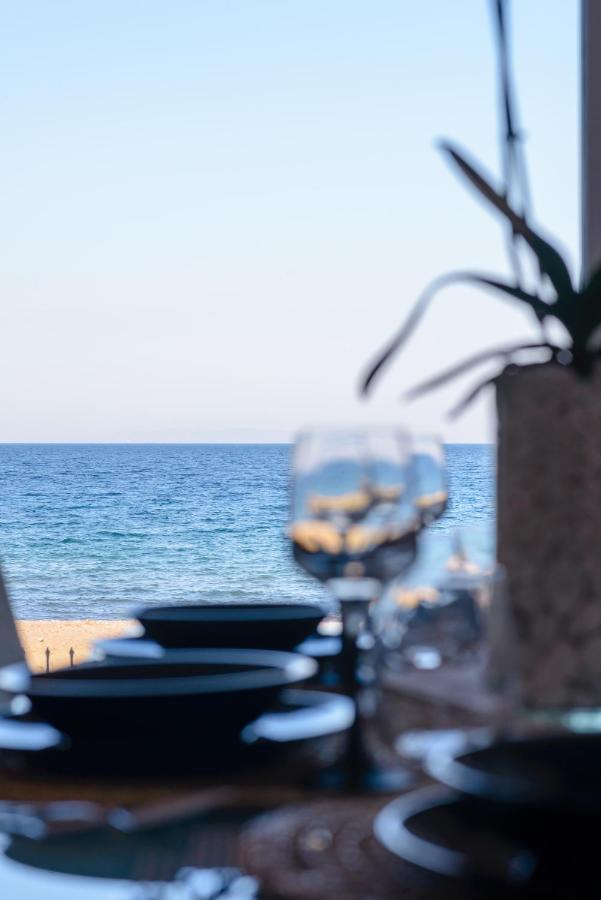 Lemoni Luxury Residence In Front Of The Sea Kechries Exteriör bild